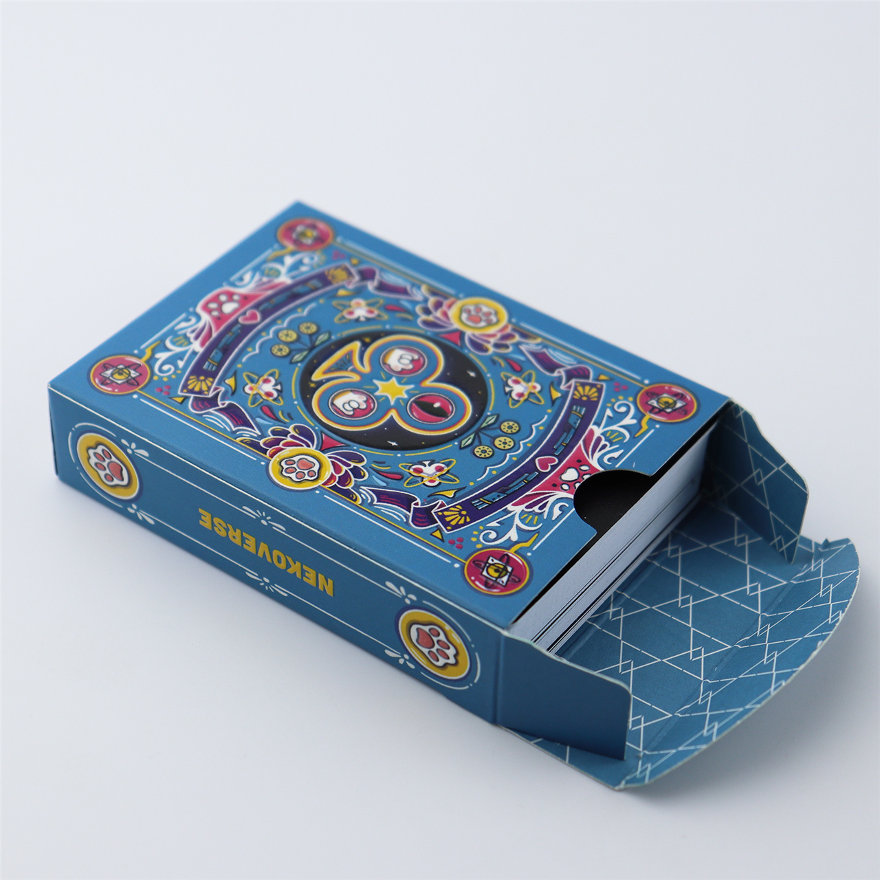 Custom Blue - Black Fantasy Plastic Playing Cards ( (3).jpg